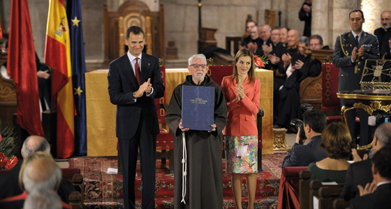 Premio Príncipe de Viana -Discurso del capuchino Tarsicio de Azcona.